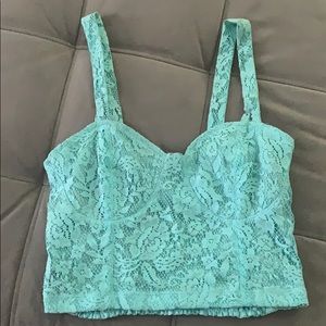 Lace crop top
